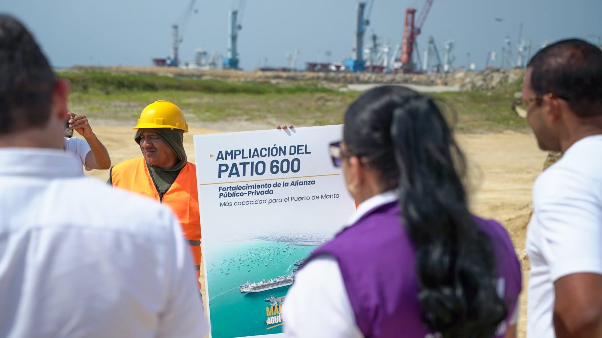La obra del Patio 600 fue anunciada oficialmente el pasado 26 de agosto por Terminal Portuario de Manta