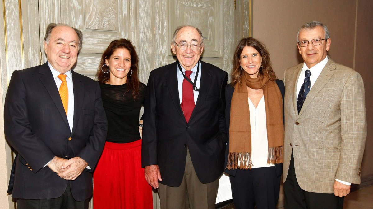 El empresario Mario Rivadeneira (C) fue presidente del Consejo Empresarial de América Latina (CEAL).