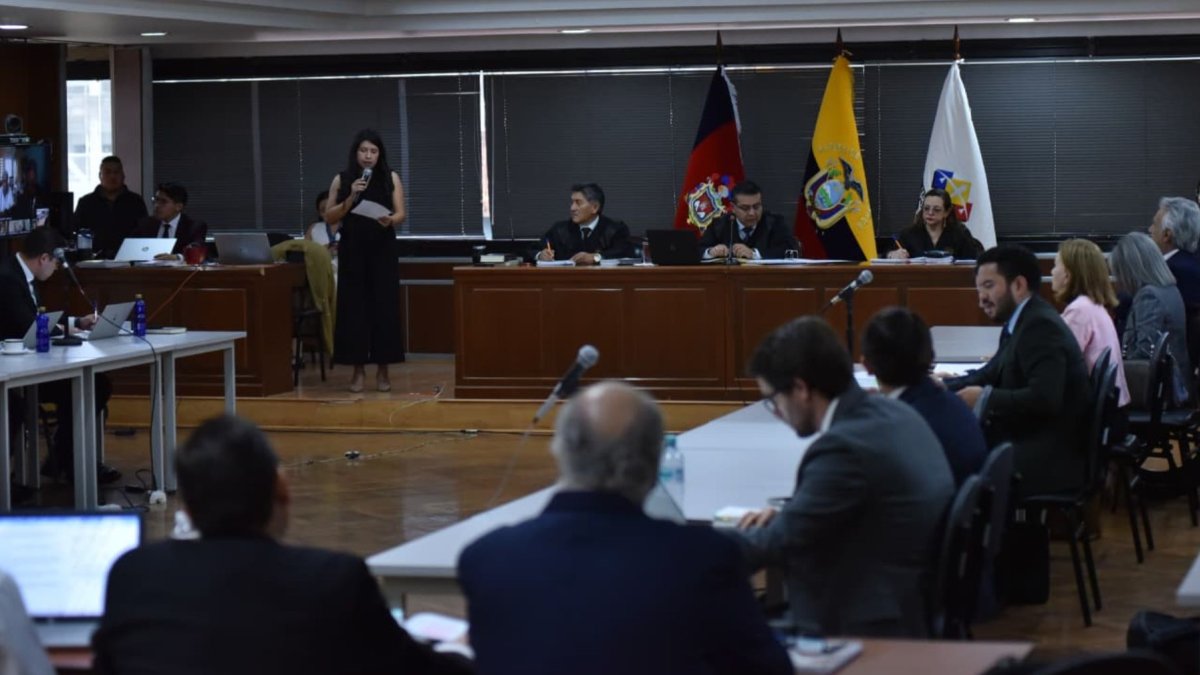 El Tribunal está conformado por los jueces Manuel Cabrera, Daniella Camacho y Julio Inga.