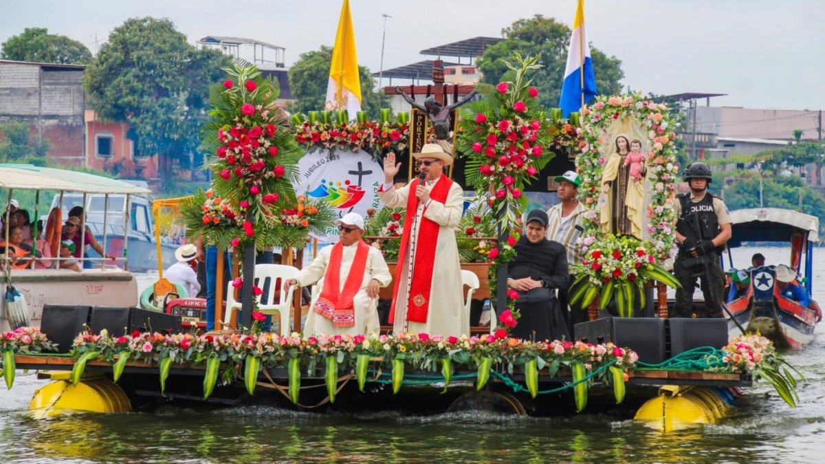 El Cristo Negro recorrerá las aguas del río Daule