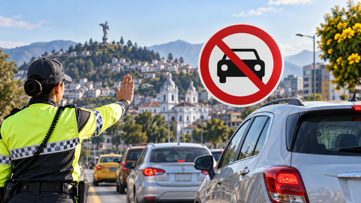 Referencia. El Pico y Placa en Quito restringe este miércoles 9 de septiembre la circulación de vehículos cuyas placas terminan en 5 y 6.