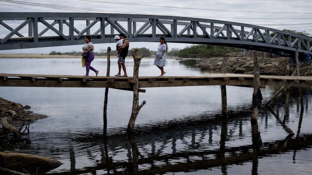 Tres comunas de Santa Elena dejarán atras los puentes de madera