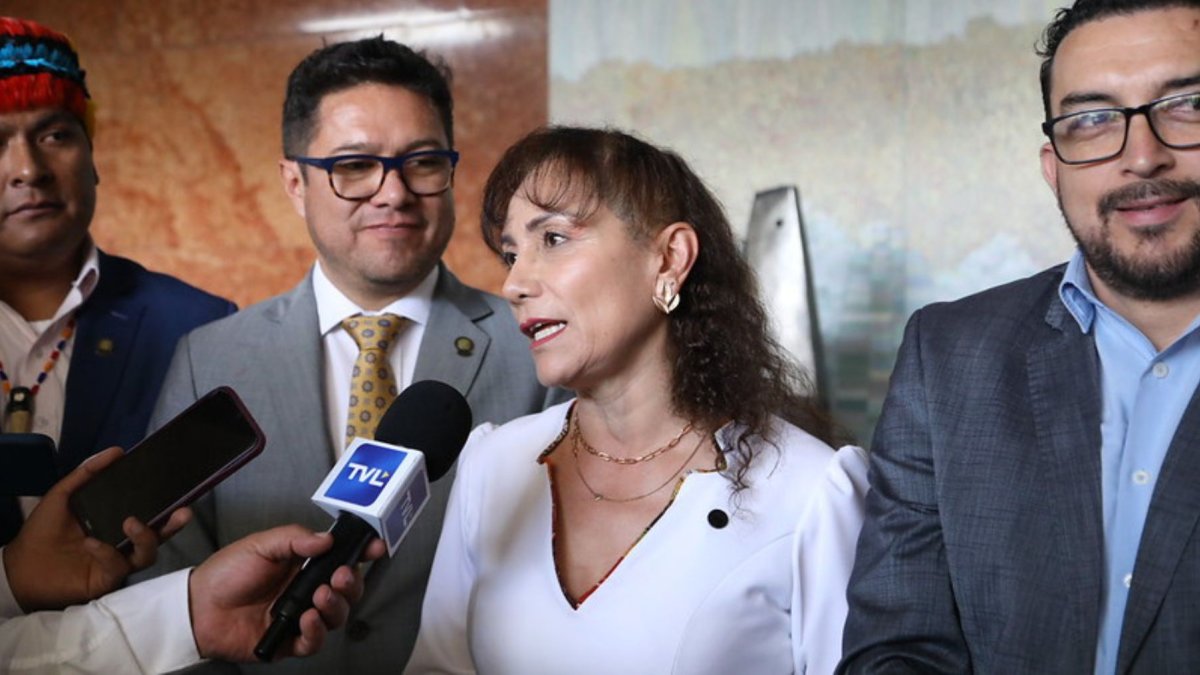 Patricia Núñez, jefa de bancada de la Revolución Ciudadana, fue señalada en una denuncia presentada ante instancias de la Asamblea Nacional.