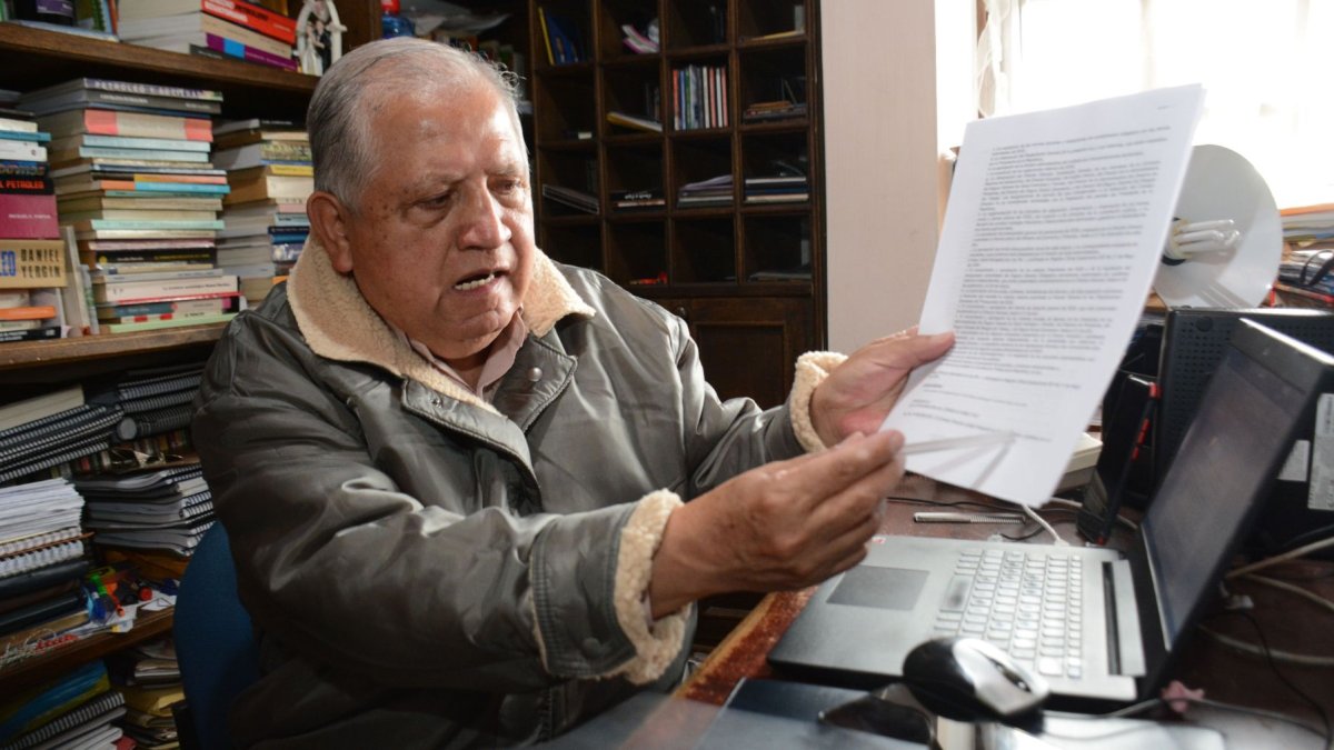 Henry Llanes, representante del Frente por un Nuevo IESS.
