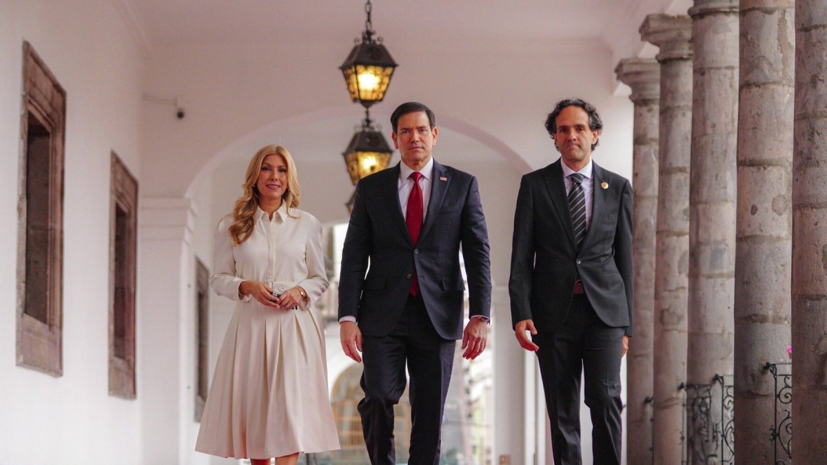 Marco Rubio, secretario de Estado de Donald Trump, se reunió con el presidente Daniel Noboa este 9 de septiembre de 2026.