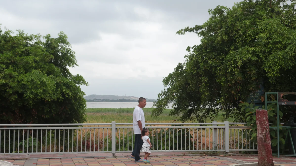 La avenida Samborondón cuenta con zonas arborizadas que serán ampliadas como parte de las nuevas acciones ambientales previstas por el Municipio.