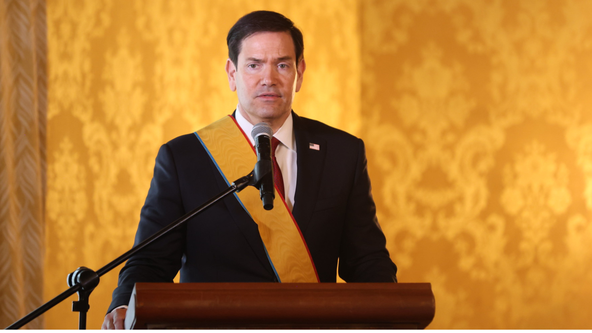 Marco Rubio, secretario de Estado de Estados Unidos, dijo que esperaba volver al Ecuador, en septiembre 2027.