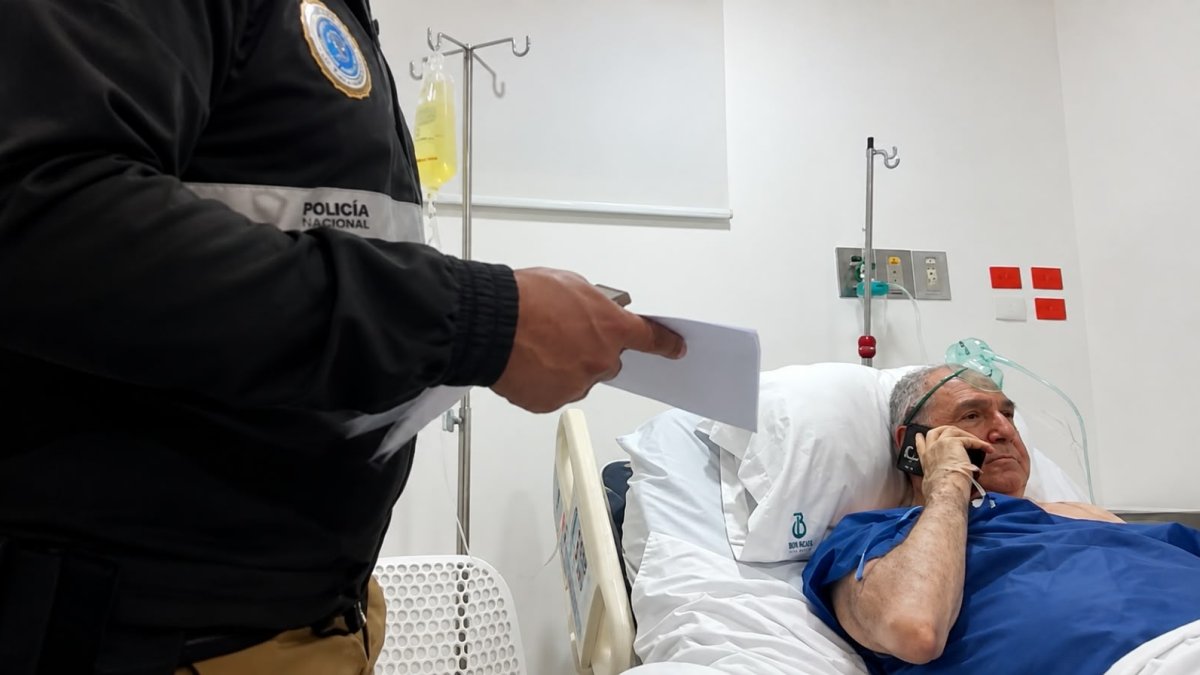 Abdalá Bucaram, al momento de la lectura de su sentencia.