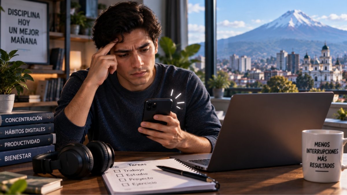 Las notificaciones del celular pueden interrumpir la atención y afectar temporalmente el procesamiento cognitivo, incluso cuando duran menos de un segundo.