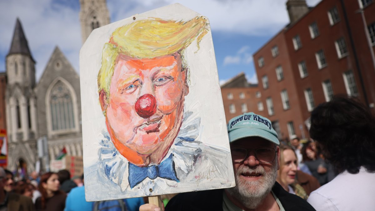 Protestas anti-Trump tuvieron sede en Dublin