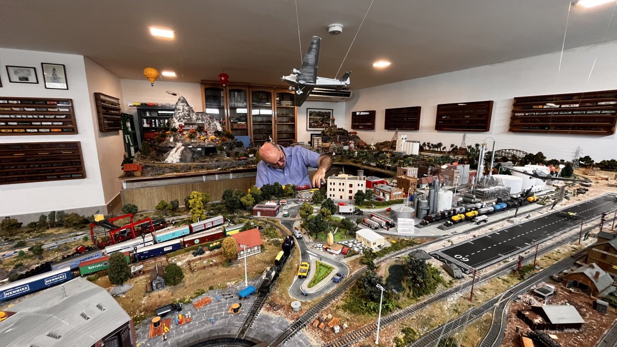 La colección de ferromodelismo de Thomas Pellehn.