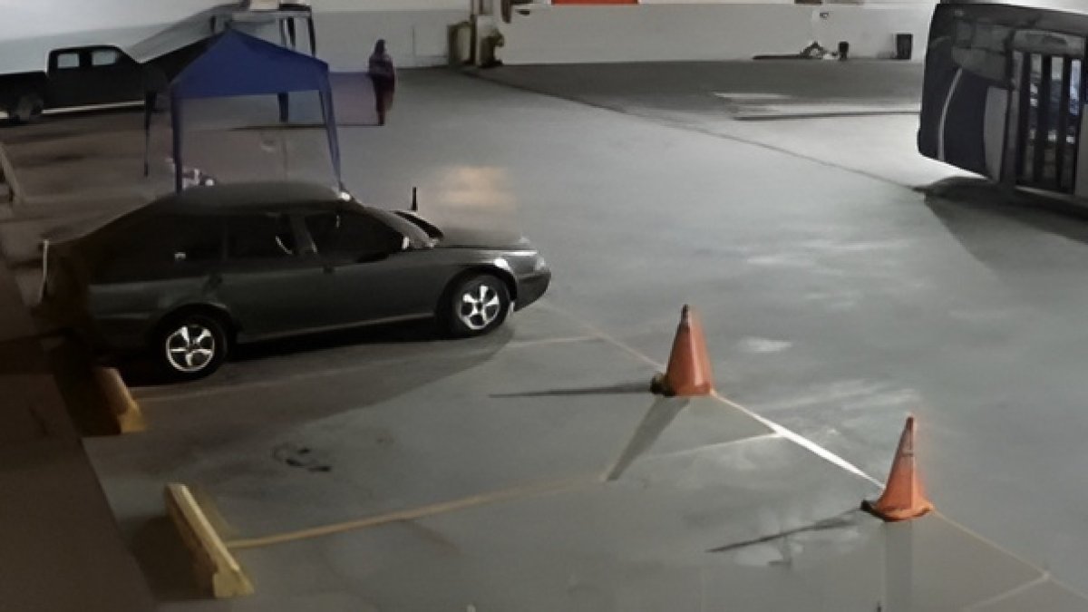 Lugar donde el guardia de seguridad repelió un intento de asalto registrado en una estación de servicio de Nueva Prosperina, en Guayaquil.