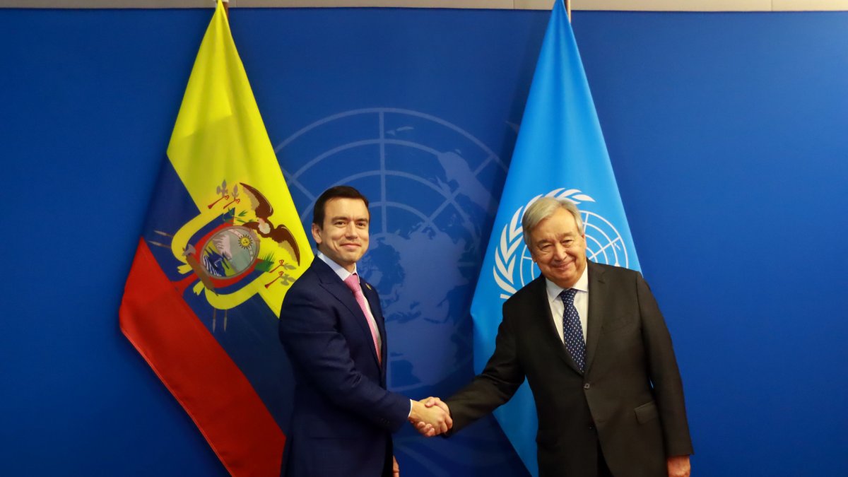 Noboa visitará a finales de septiembre Nueva York para participar en la Asamblea General de la ONU.