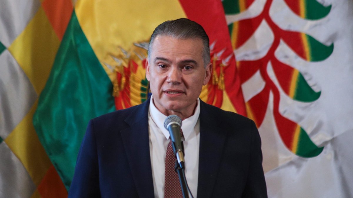 Fotografía de archivo del ministro de Defensa de Bolivia, Ernesto Justiniano.