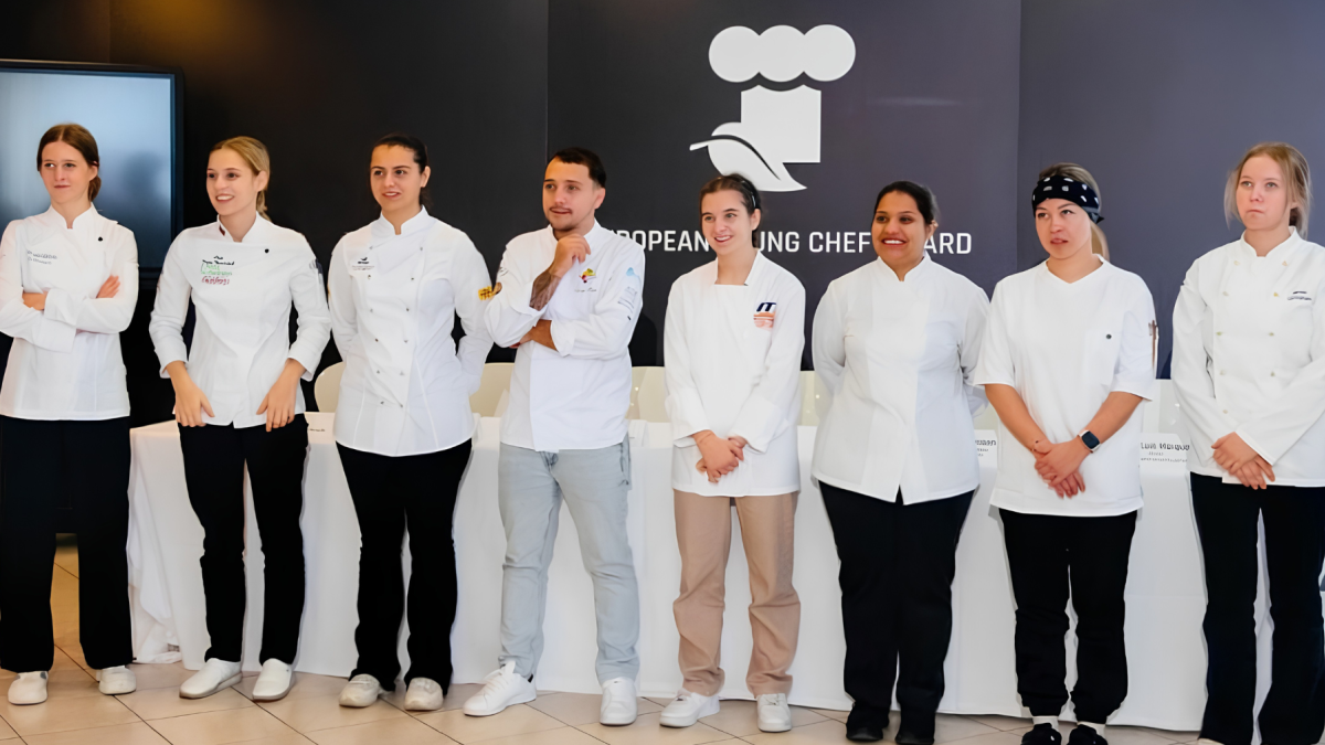 Jóvenes chefs en competencia internacional, antes de la designación de Manabí como sede del primer Young Chef Award de América
