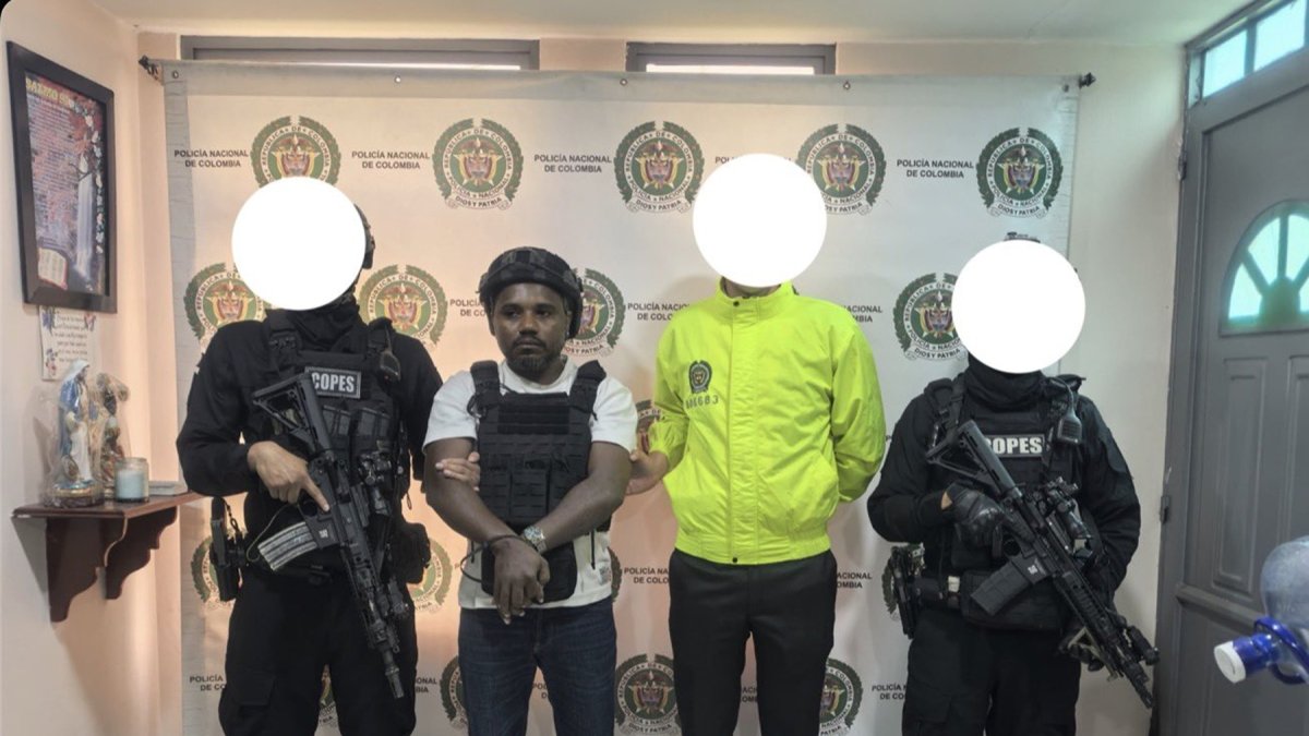 Guido Fernando Rodríguez Vargas, alias Comandante 7, fue capturado en Soacha, Colombia.