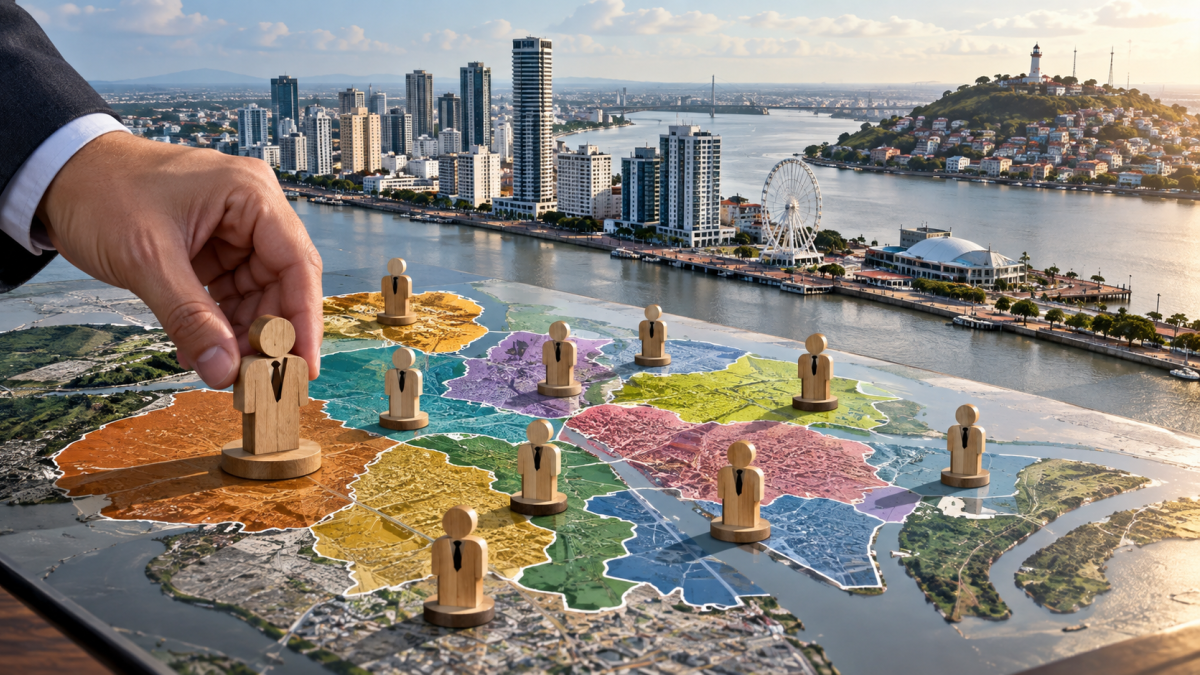 Una propuesta plantea dividir Guayaquil en 10 distritos, cada uno con sus propias autoridades, como alternativa para reorganizar la administración y el crecimiento de la ciudad.