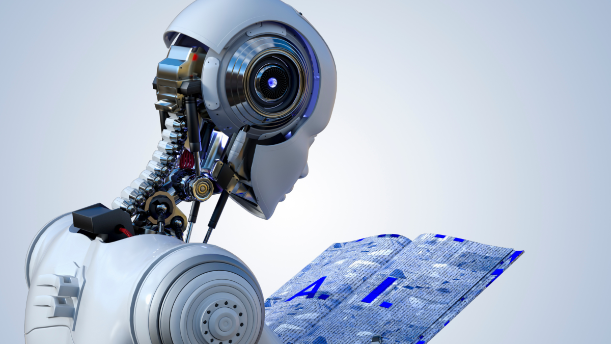 Referencial.Un robot con inteligencia artificial simboliza la creación de códigos propios para comunicarse.