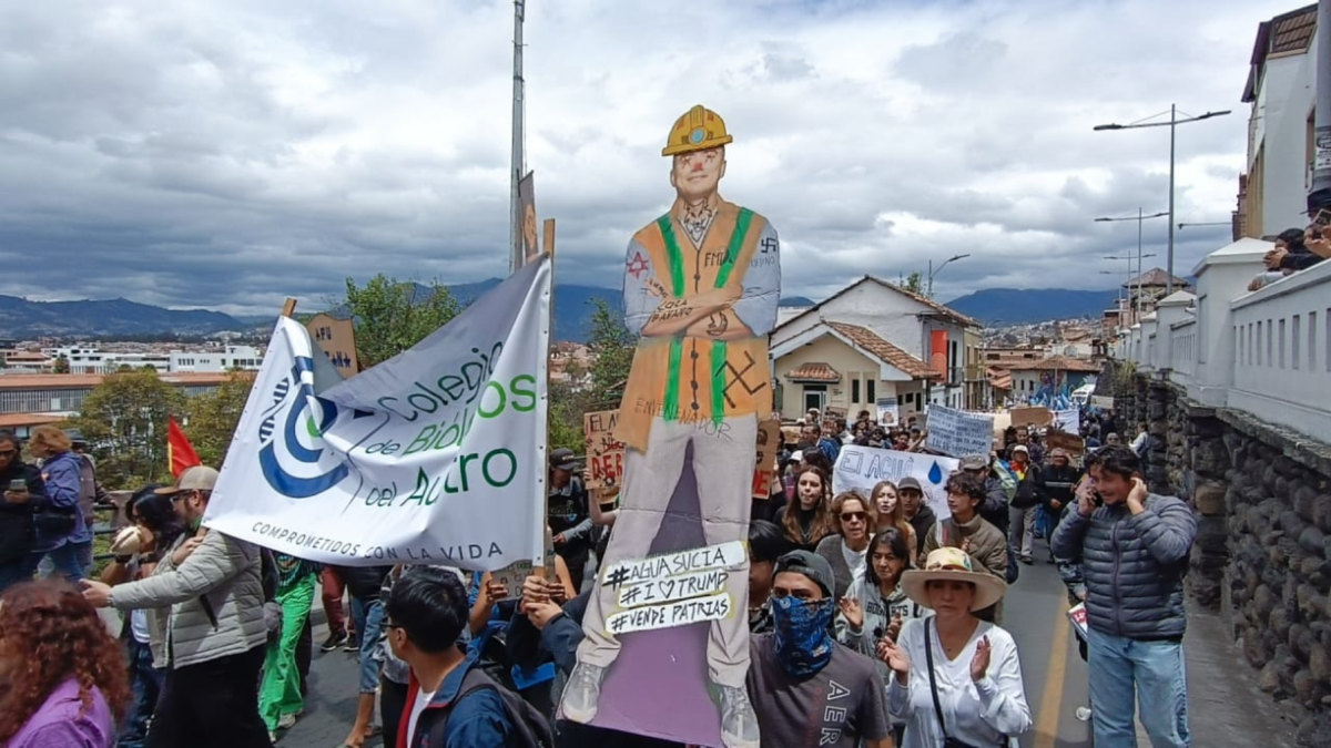 Movilización en Cuenca.