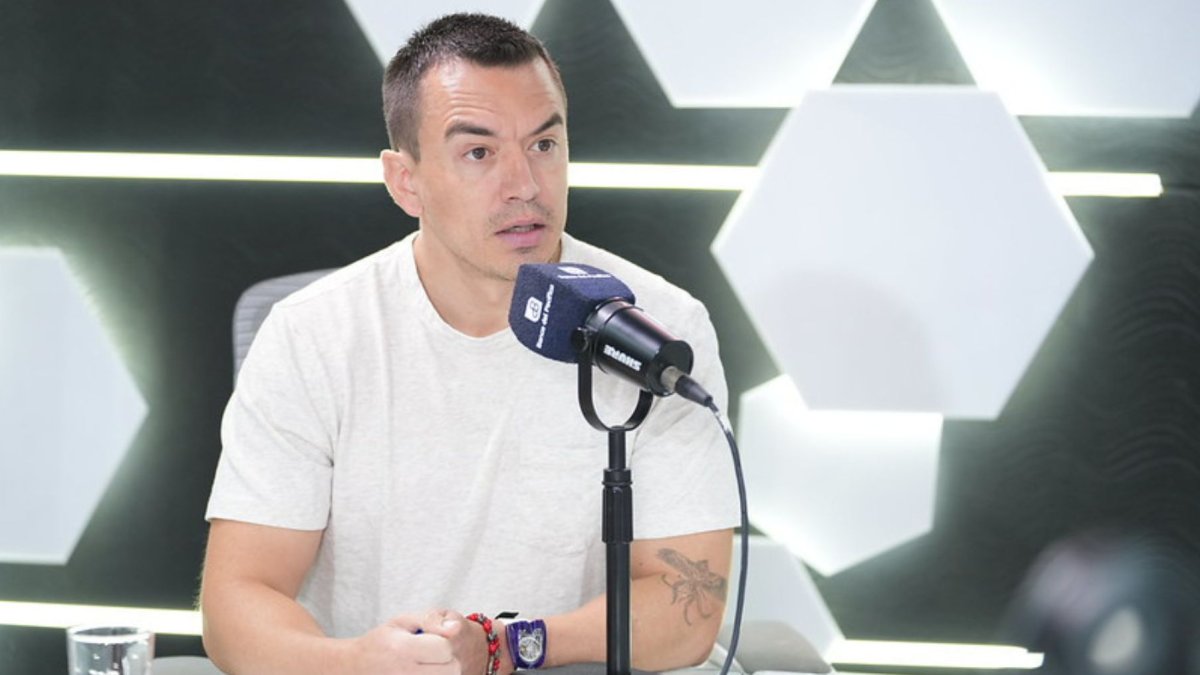 Daniel Noboa habló sobre su participación en la campaña electoral durante una entrevista con radio Élite.