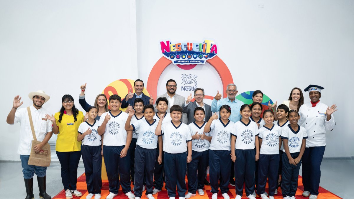 Nescuelita desarrolla experiencias educativas para que los niños aprendan sobre hábitos saludables, alimentación y cuidado del entorno.