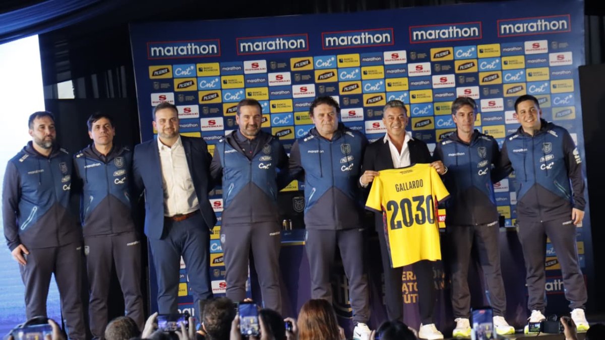 Marcelo Gallardo firmó un vínculo por cuatro años con la selección de Ecuador y tendrá su debut el 24 de septiembre ante Corea del Sur.