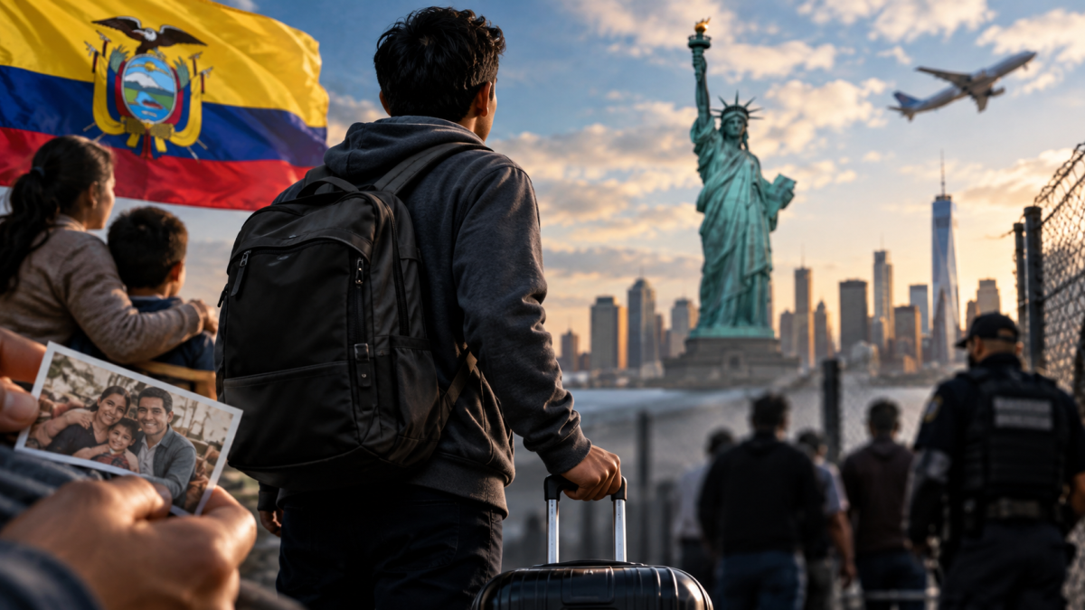 La situación migratoria de los ecuatorianos en Estados Unidos mantiene pendientes temas como el TPS, las deportaciones y los derechos de las personas detenidas.