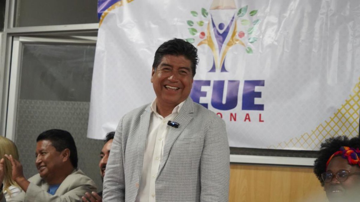 Jorge Yunda es el candidato de Avanza para buscar la Alcaldía de Quito.