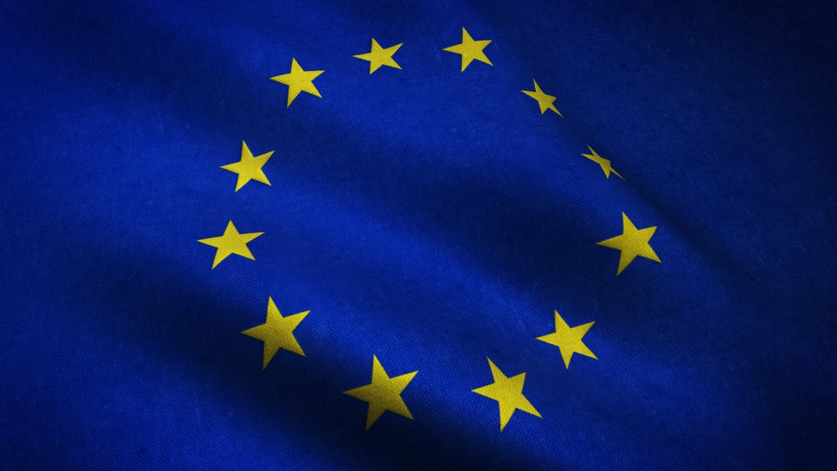 Foto referencial de la bandera de la Unión Europea.