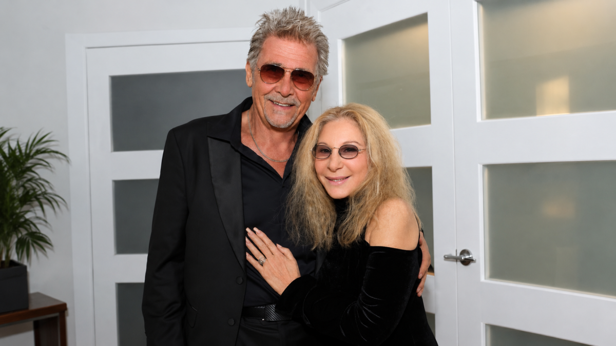 Barbra Streisand junto a su esposo, James Brolin.