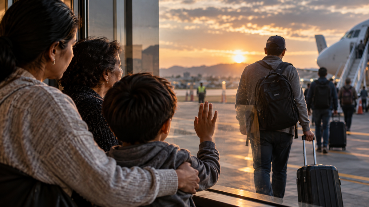 La migración por falta de empleo y oportunidades puede provocar la separación de las familias y dejar a los hijos al cuidado de otros familiares.