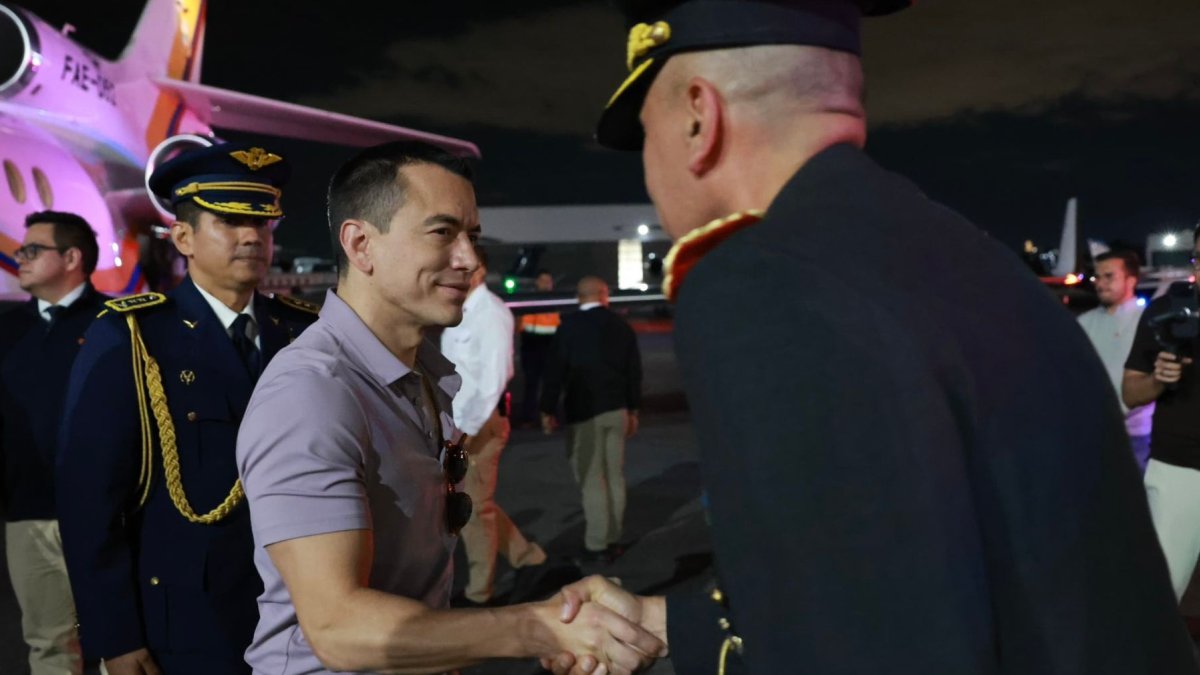 El presidente Daniel Noboa arribó a Estados Unidos la noche del 18 de septiembre de 2026.