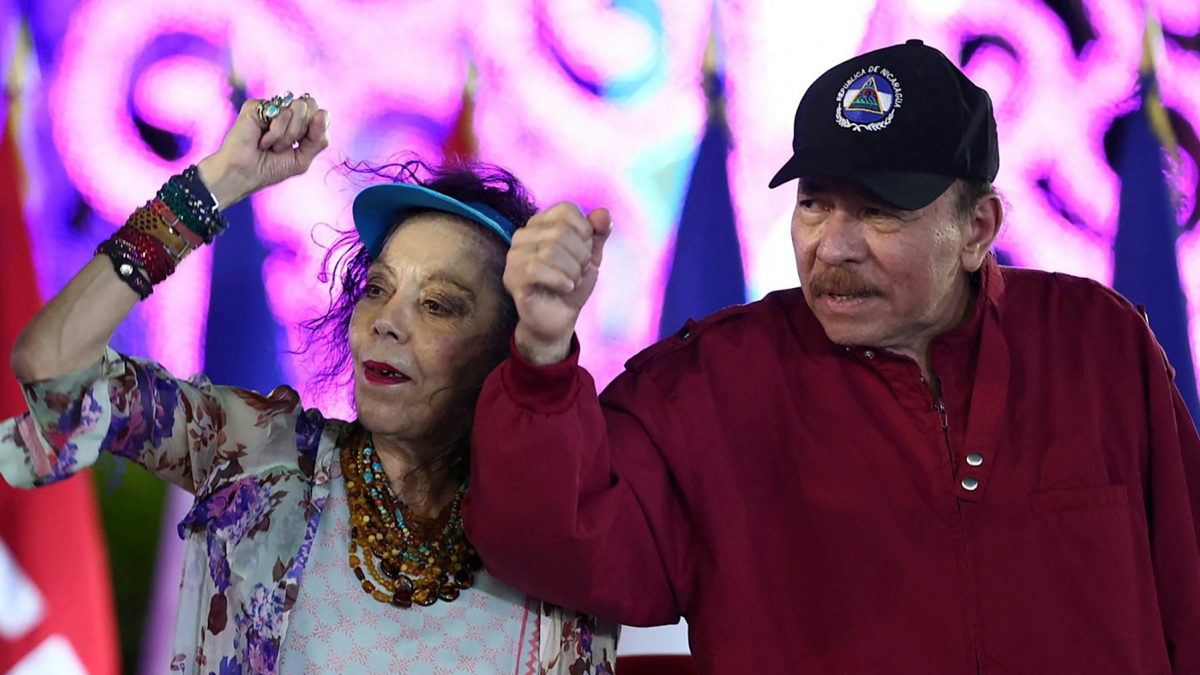 Rosario Murillo y Daniel Ortega concentran el poder político en Nicaragua, país señalado por organismos internacionales por restricciones a derechos y libertades.