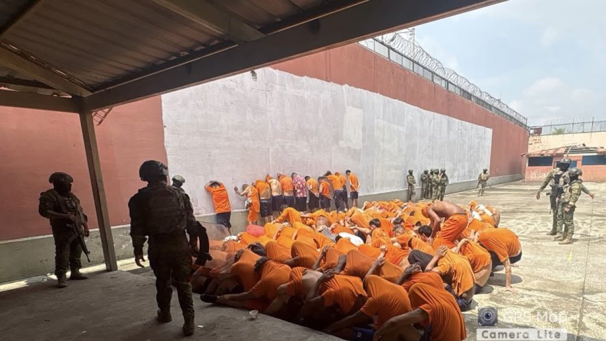 Los militares intervinieron los pabellones del penal, ubicado en Guayaquil.