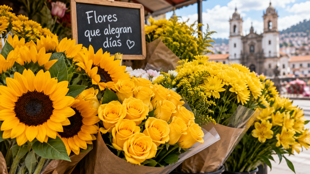 Las flores amarillas toman protagonismo en Quito este 21 de septiembre, una tradición que combina romance, amistad y alegría entre quienes las regalan.