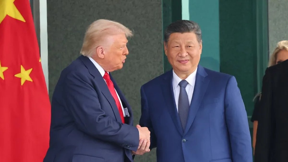 Los mandatarios Donald Trump y Xi Jinping en una reunión anterior.