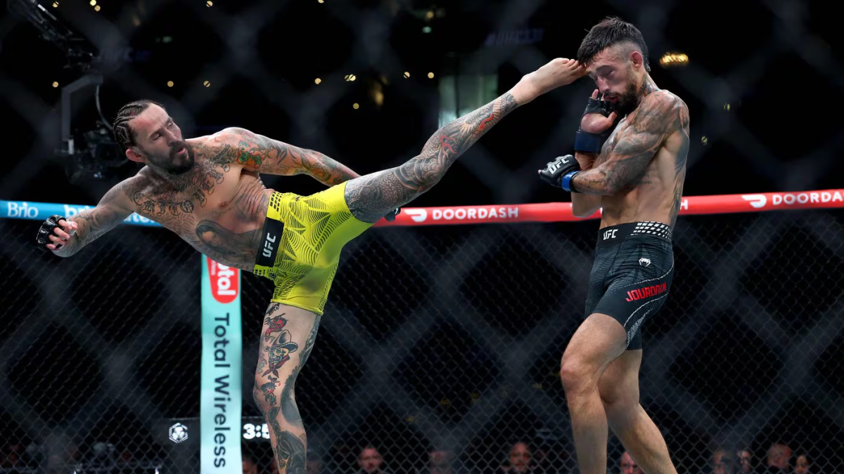 Marlon Chito Vera (i) venció a Chales Jourdain en UFC.