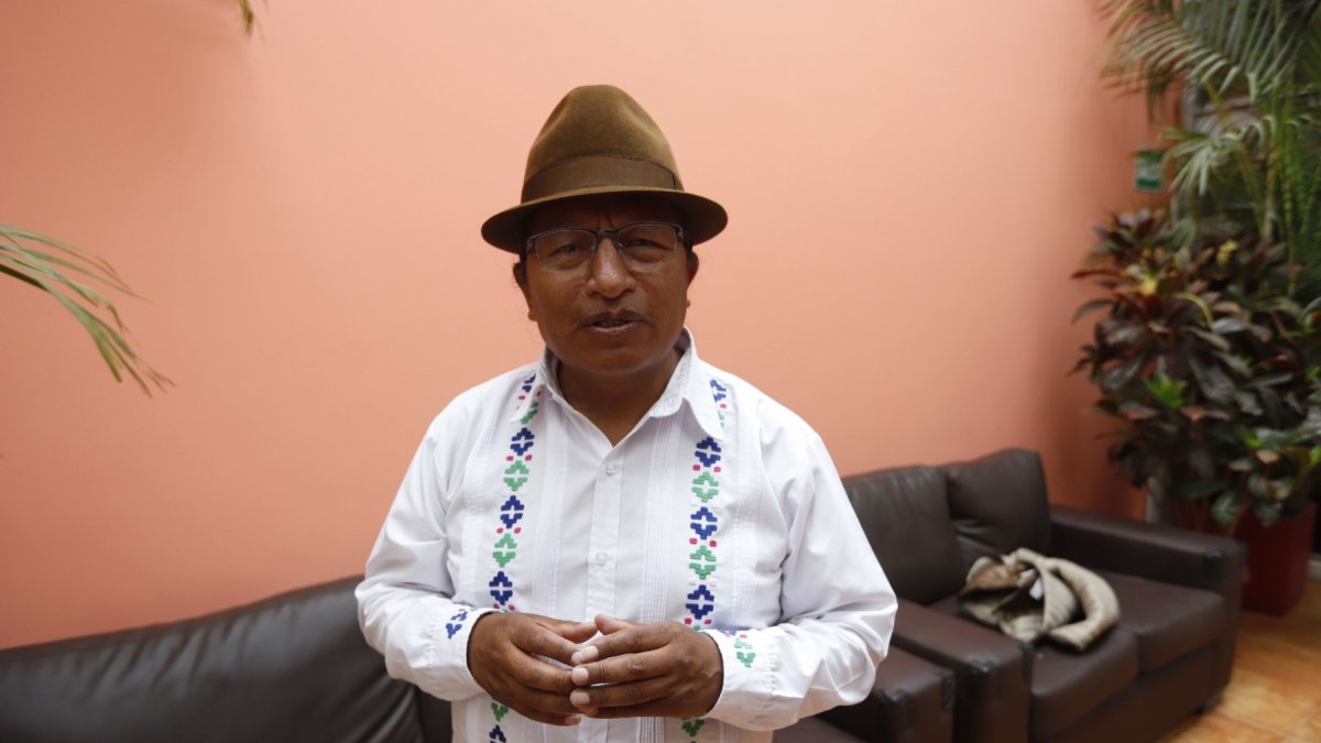 Guillermo Churuchumbi es el coordinador nacional de Pachakutik y fue sancionado por le TCE.