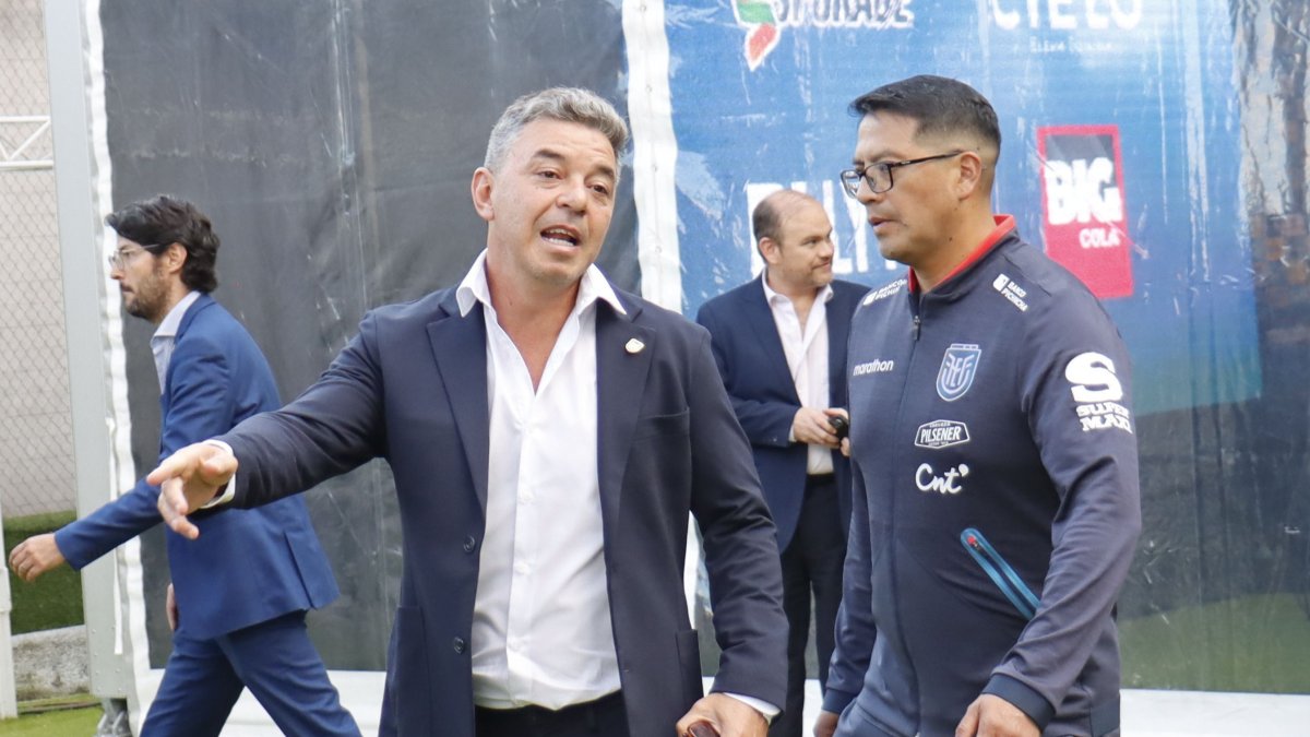Marcelo Gallardo llegó a las instalaciones de La Casa de la Selección el 17 de septiembre.