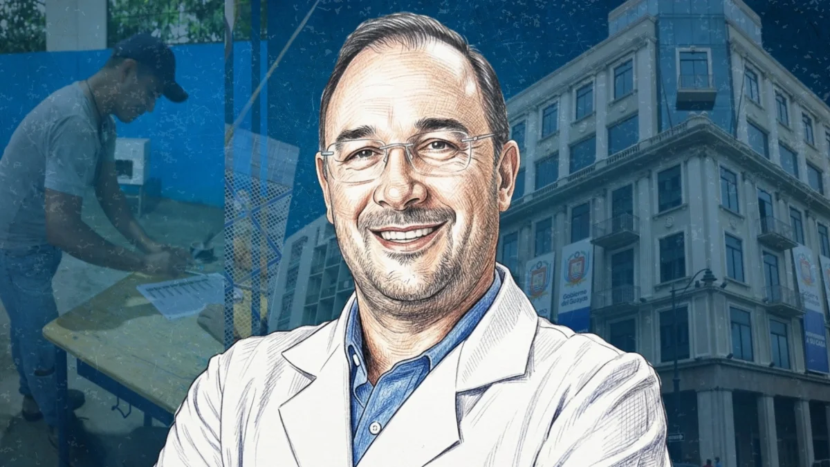 Juan Carlos González, médico especialista en Emergencias, es el postulante del Partido Social Cristiano a la Prefectura del Guayas.