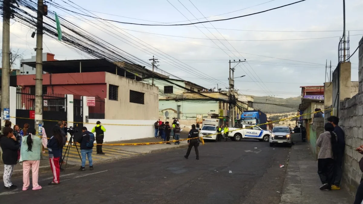 El ataque ocurrió en las calles Tanicuchi y Joaquín Gutiérrez, en San Bartolo, sur de Quito.