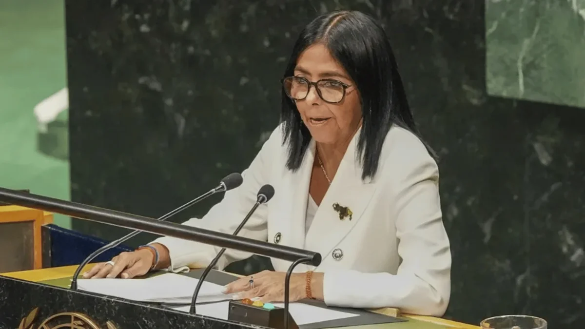 Delcy Rodríguez anunció que en su país habrá elecciones y que se buscarán condiciones de igualdad para todas las fuerzas políticas.