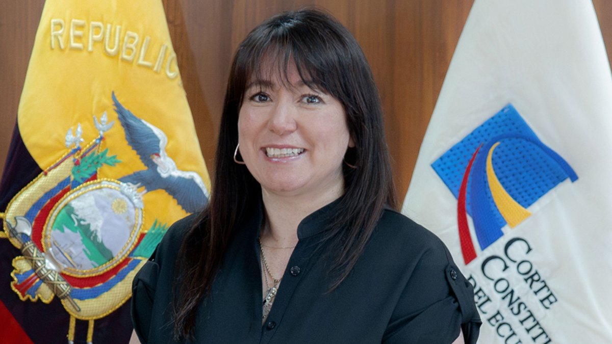 Alejandra Cárdenas Reyes, jueza de la Corte Constitucional del Ecuador.