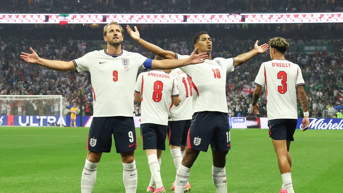 Harry Kane destacó el juego de la selección de Inglaterra.