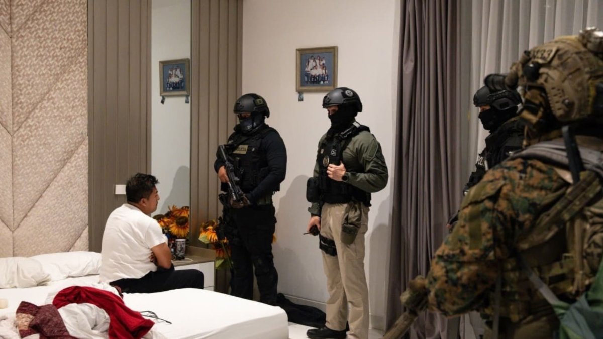 La detención coordinada entre la Policía Nacional y el Comando Sur de EE. UU., del presunto cabecilla de una estructura que trabajaba para el cártel CJNG, la califiqué de “excelente” en X.