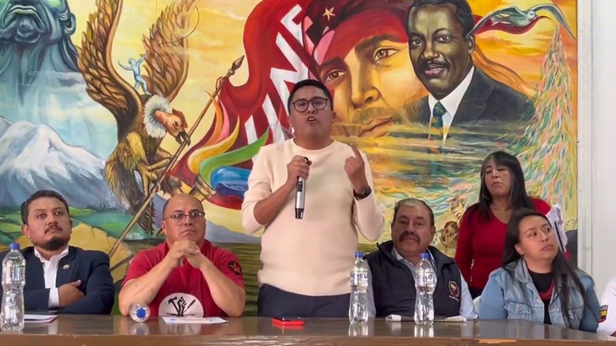 La organizaciones sociales relacionadas con el FUT se reunieron en Quito este 26 de septiembre de 2026.