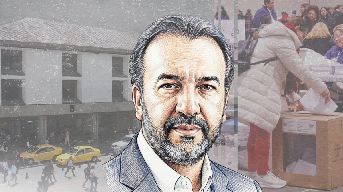 Pabel Muñoz busca la reelección como alcalde con una nueva alianza política, tras competir en 2023 bajo el respaldo de Revolución Ciudadana.