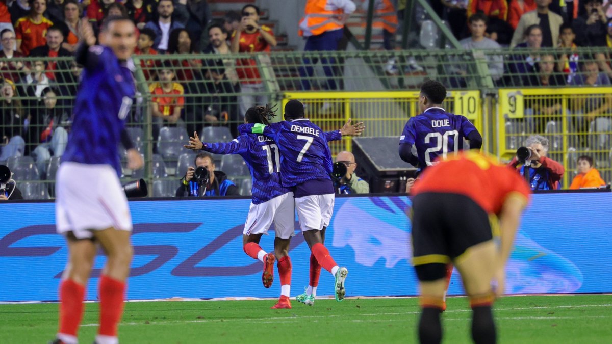 Michael Olise de Francia hombre gol de la Selección de Francia.