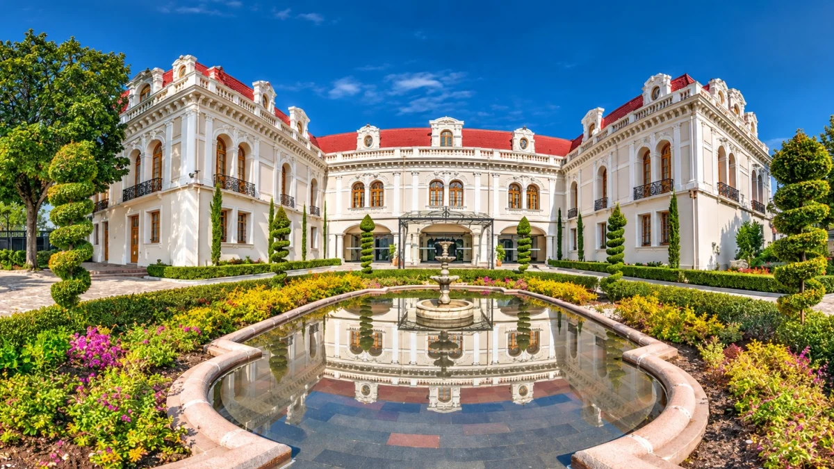 El Palacio de Najas, en La Mariscal, sede de la Cancillería ecuatoriana, fue construido en 1923.