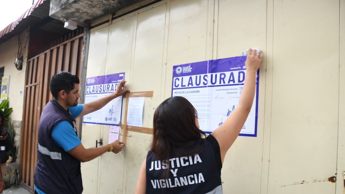La clausura se registró en Vergeles.